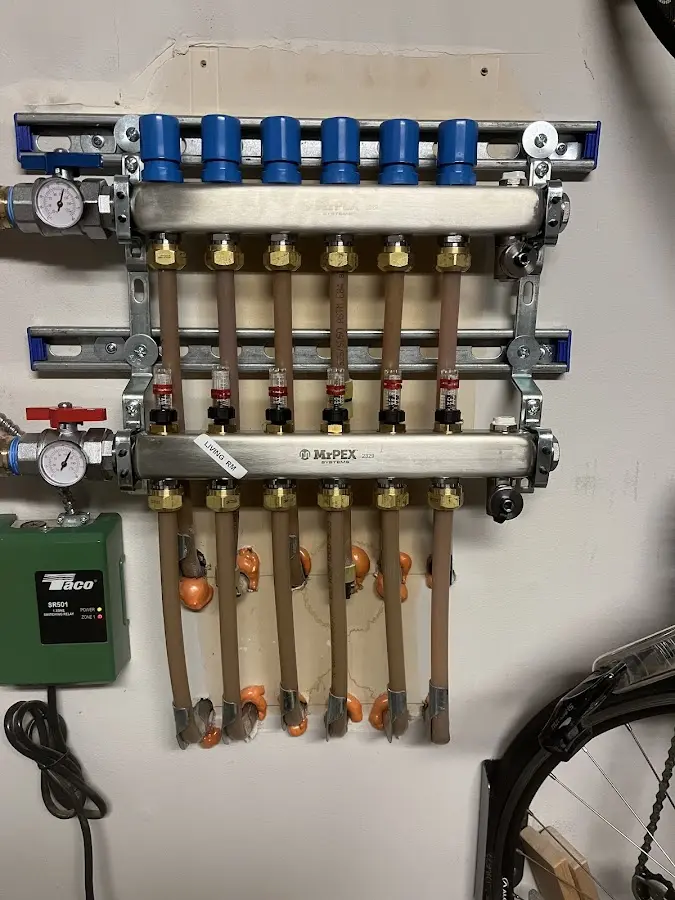 Plumber performing Gas Line Installation at a residential property in Tellico Village